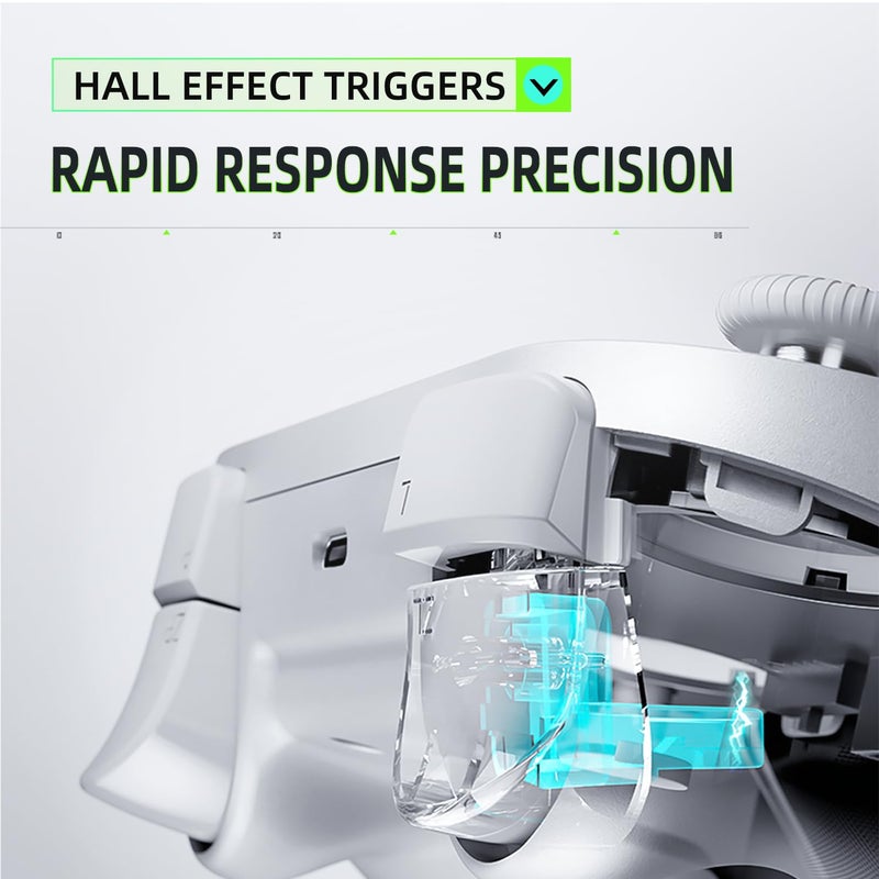 ThundeRobot G45 Pro Wireless PC Controller for Windows PC,Switch,IOS&Android,Wireless Game Controller with Hall Effect Joysticks&Triggers/Gyroscope,RGB Lights [video game] - Image 3